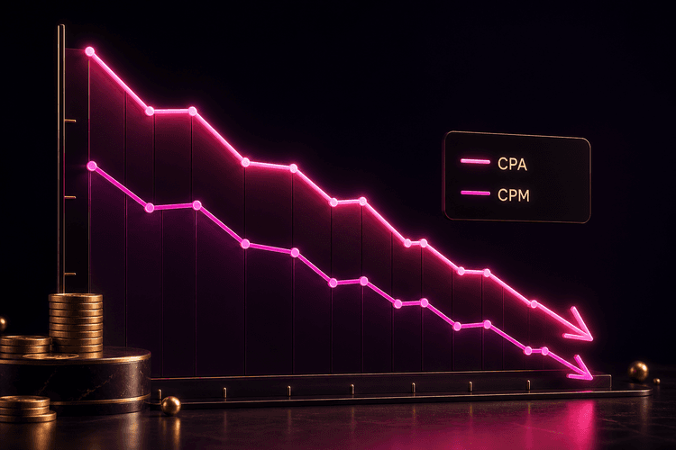 Lower CPA's & CPM's